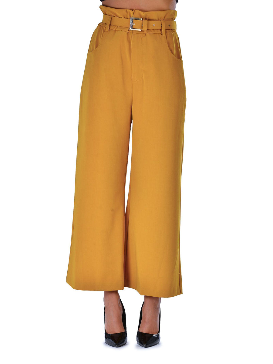 Pantalone paperbag senape P3G2CNIC OCR Imperial 