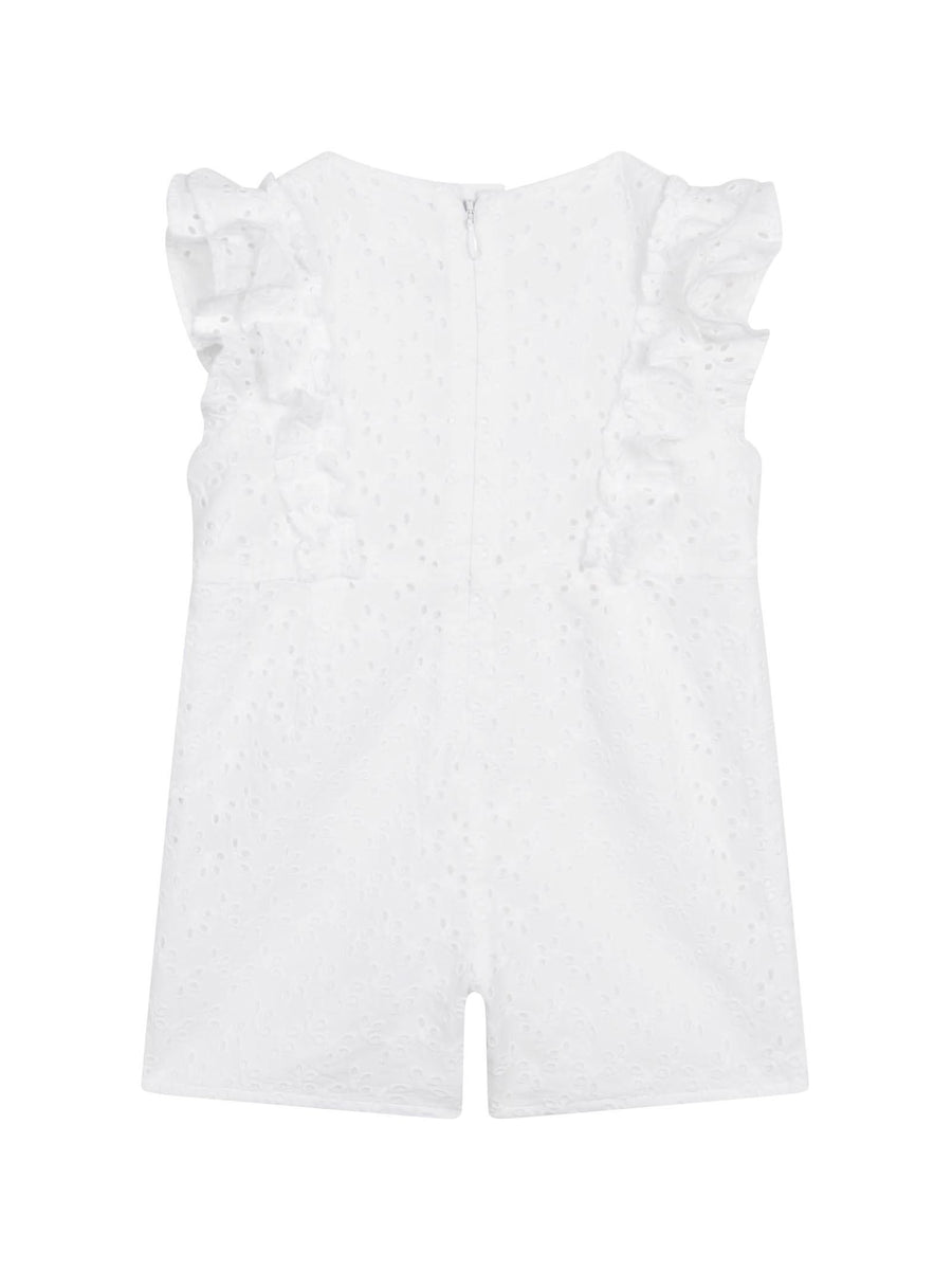 Tuta jumpsuit san gallo bianca Y04128 BIANCO Carrement Beau 