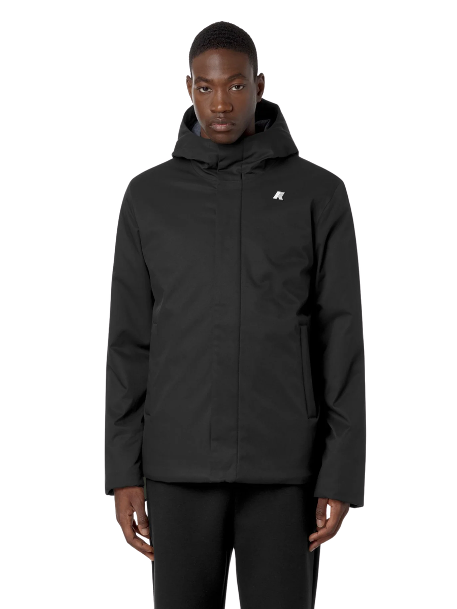 Giubbino "Jacko Twill Marmotta" K-Way nero K8133DW AL8 K-WAY 