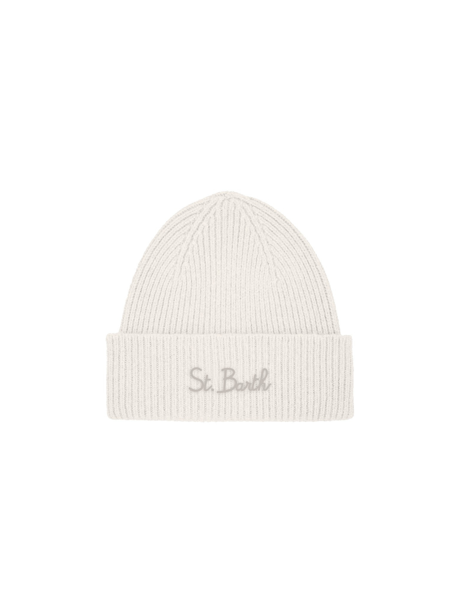 Cappello "21" Saint Barth bianco con logo ricamato MOS0005 00040I MC2 SAINT BARTH 