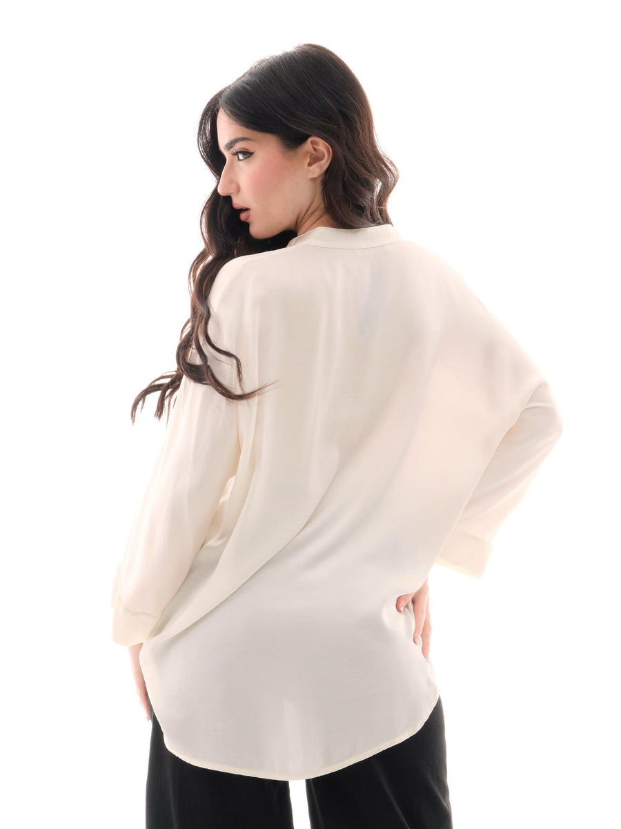 Camicia oversize Armoire burro in raso C621C BURRO Armoire 