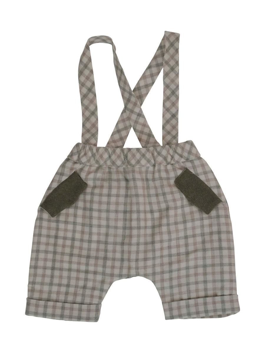 Completo beige e verde a quadretti IF5160PL C386OL Marlù 