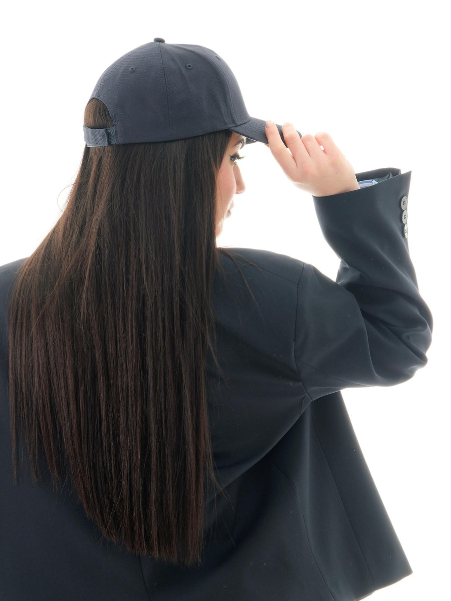 Cappello Vicolo blu con logo lettering frontale AD0056 BLU Vicolo 