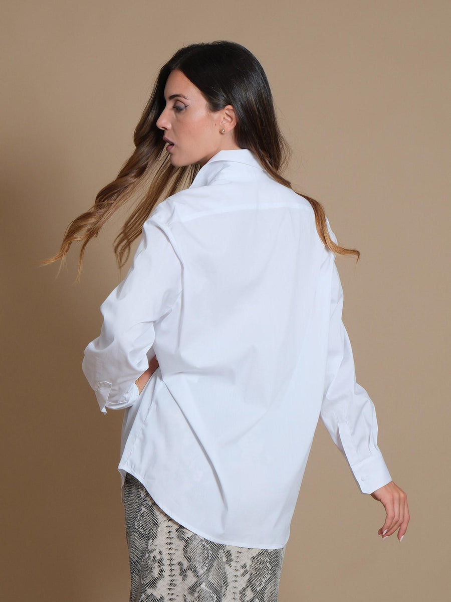 Camicia Florida Silence Limited bianca CA786B White Silence Limited 