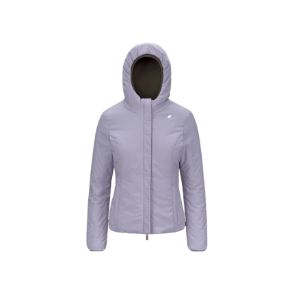 Giubbino "Lily St Warm Reversibile" K-Way oliva nero K6128TW B3Q K-WAY 