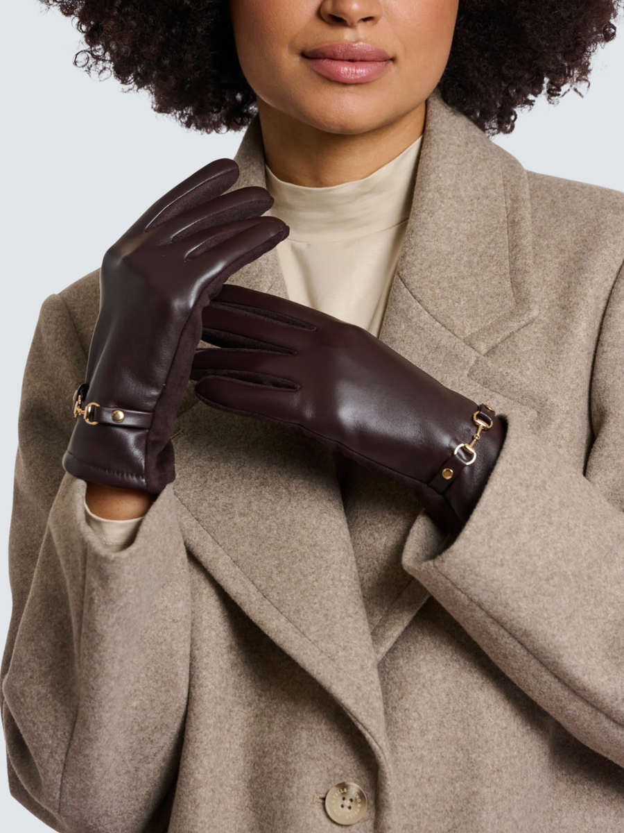 Guanti "Havila gloves" Rino & Pelle cioccolato Havila.7502512 Chocolate bean Rino & Pelle 