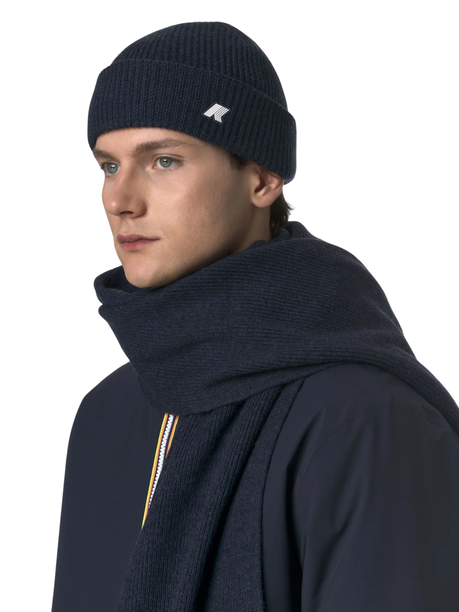 Cappello "Brice Stitch Wool" K.-Way blu K2132HW KB1 K-WAY 