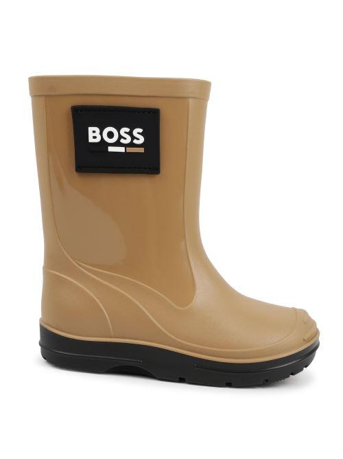 Stivali Boss antipioggia beige e neri J51338 269 Boss 