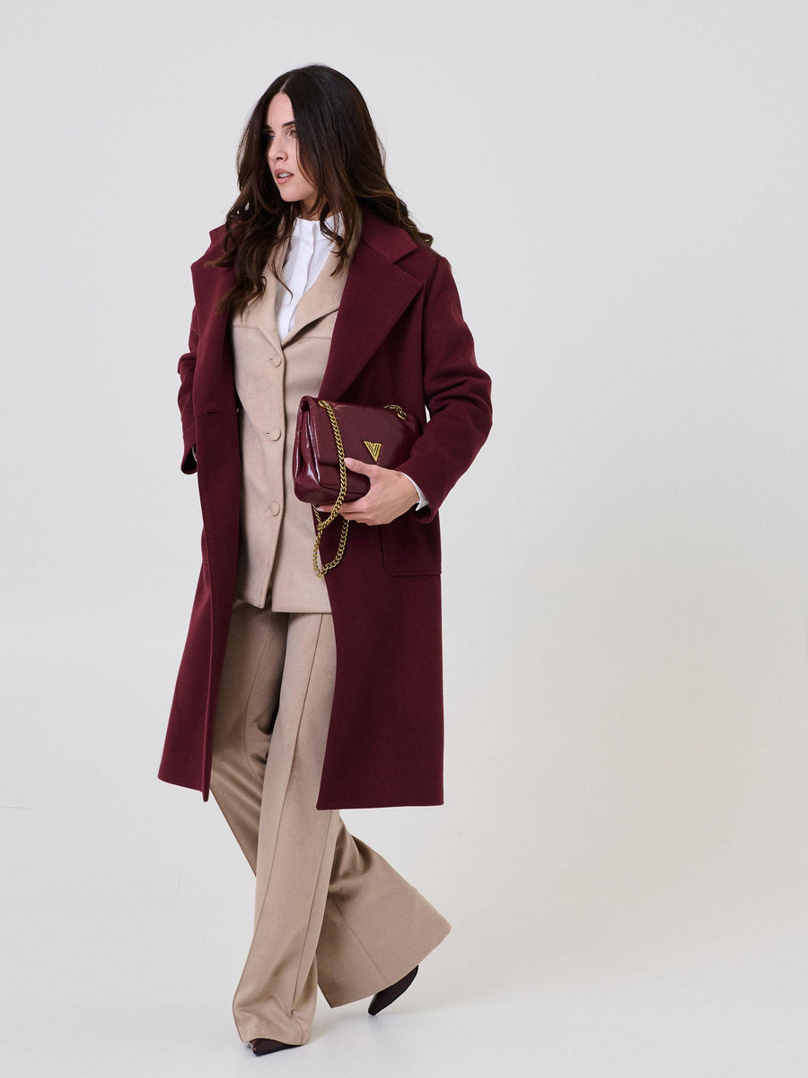 Cappotto doppiopetto "Eloise" Armoire bordeaux ELOISE BORDEAUX Armoire 