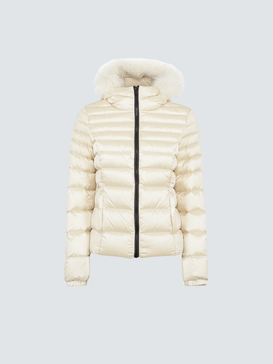 Giubbino con cappuccio Refrigiwear beige W97618 A00152 Refrigiwear 