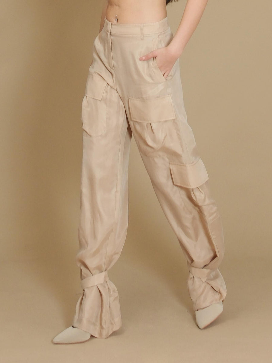 Pantalone afrodite Silence Limited cargo sabbia SD2033 SABBIA Silence Limited 