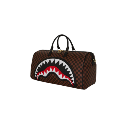Borsone "Sawtooth Sharks in Paris Duffle" Sprayground marrone 910D7836 NSZ Sprayground 
