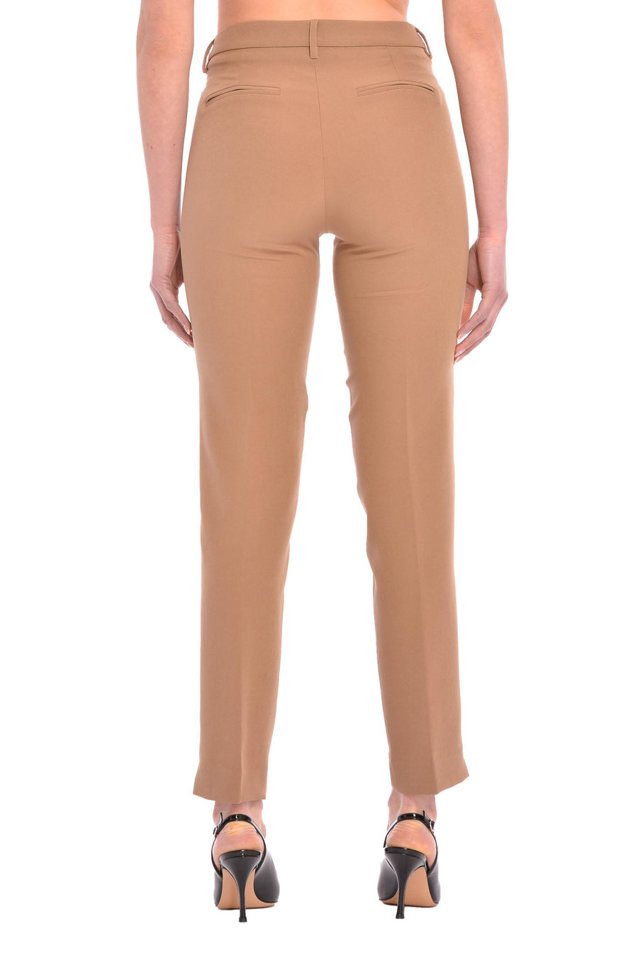 Pantalone Karol visone KAROL3812 VIS RAYURES NOIR 