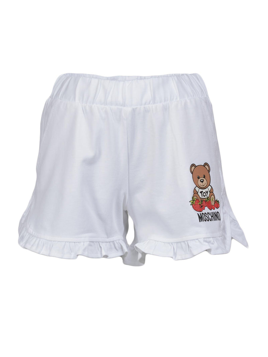 Shorts tuta bianco Teddy fruit HDQ00ILBA00 10101 Moschino 