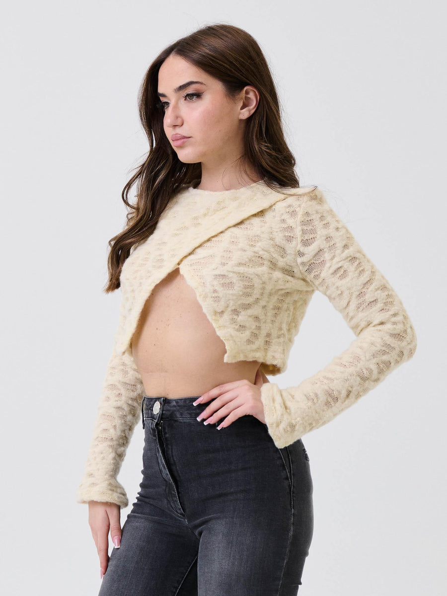 Maglia "Dreamy" Bohemian Vì bianco panna BHMANT002 UNI Bohemian V 