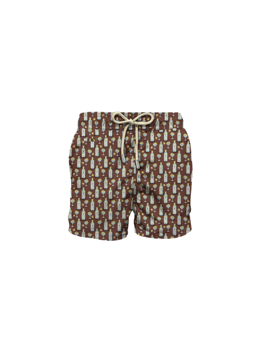 Costume MC2 Saint Barth "Lighting micro fantasy" marrone Bottiglie & Calici LIG0003 01775H MC2 SAINT BARTH 