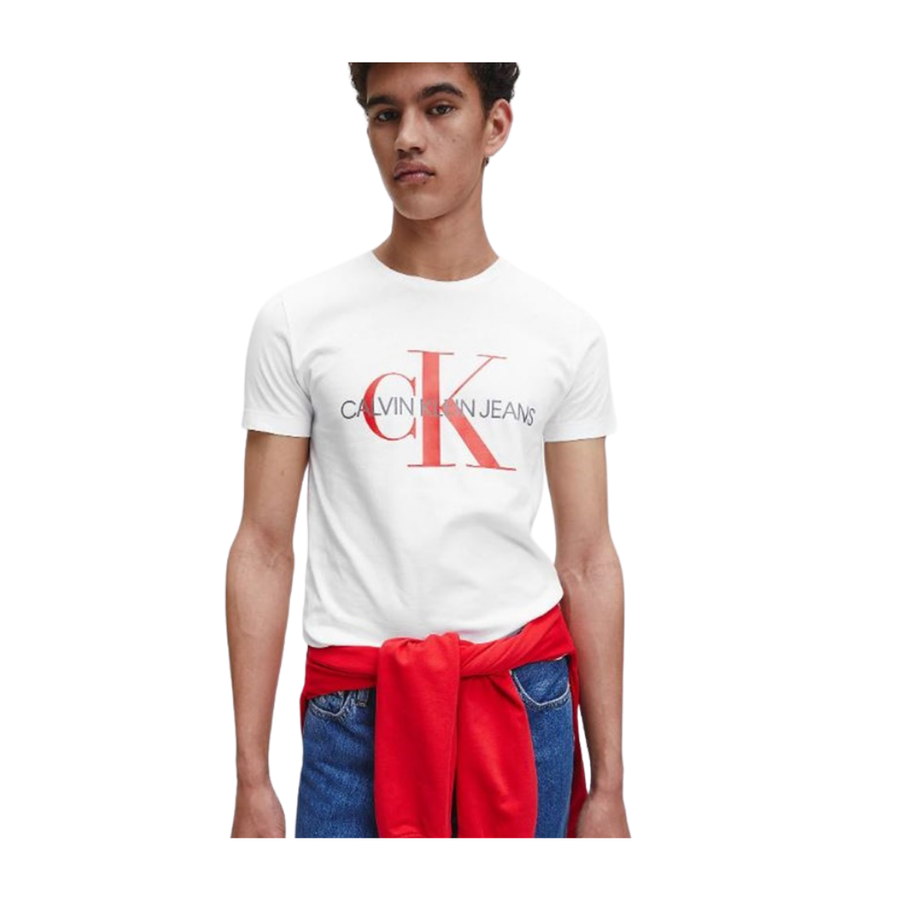 T-shirt bianca logo Calvin Klein J30J314551 0K5 Calvin Klein 