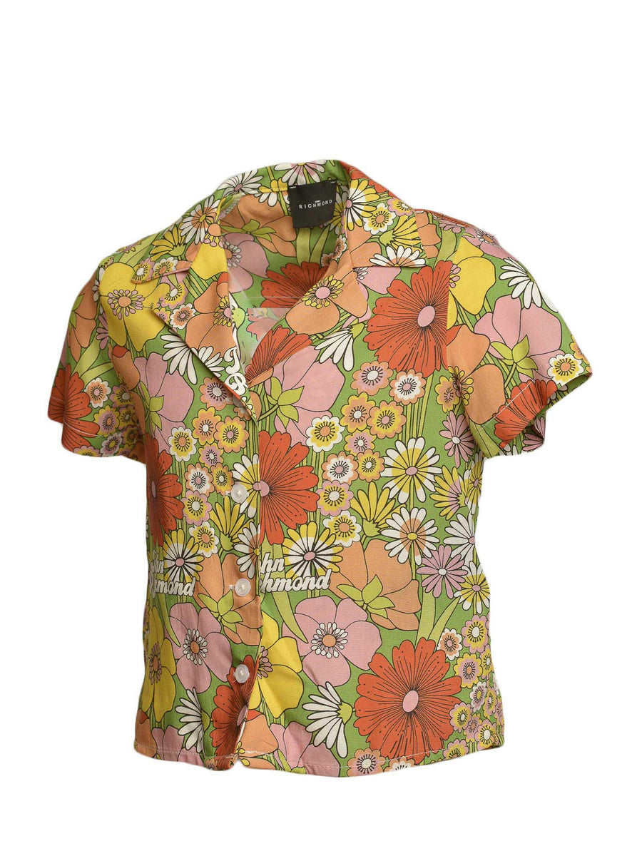 Camicia floreale colorata RGP22007CA FLOW John Richmond 