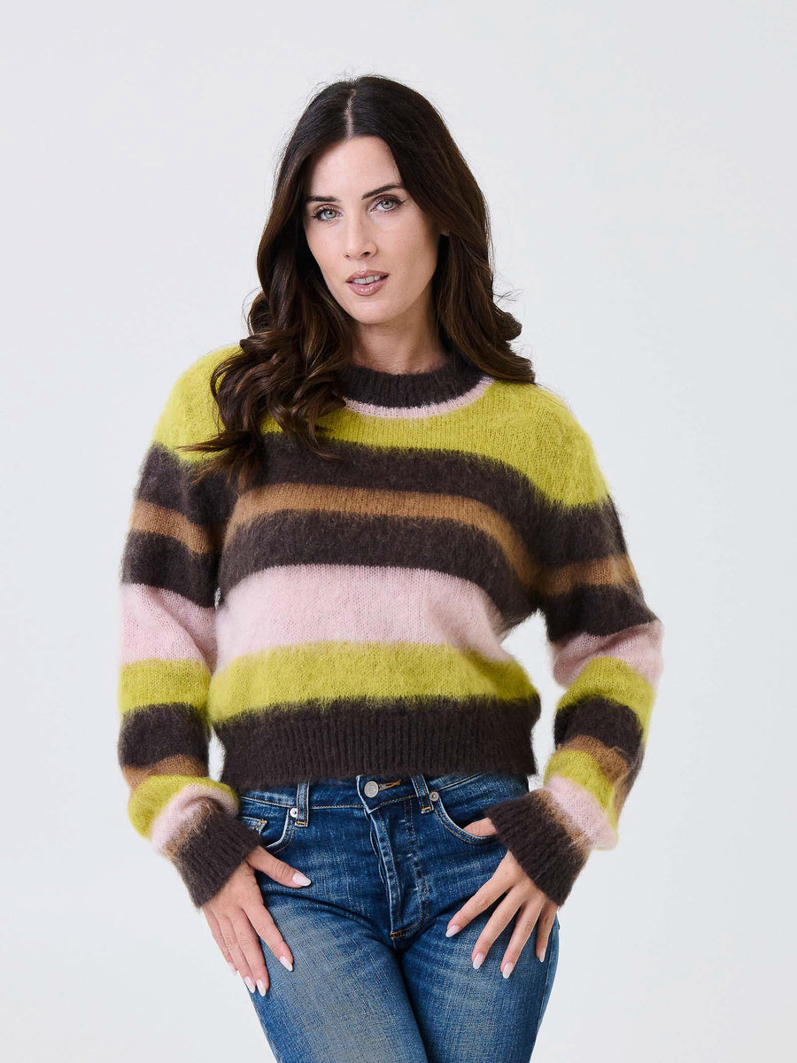 Maglione a righe Kontatto multicolor 3M0910C MORO kontatto 