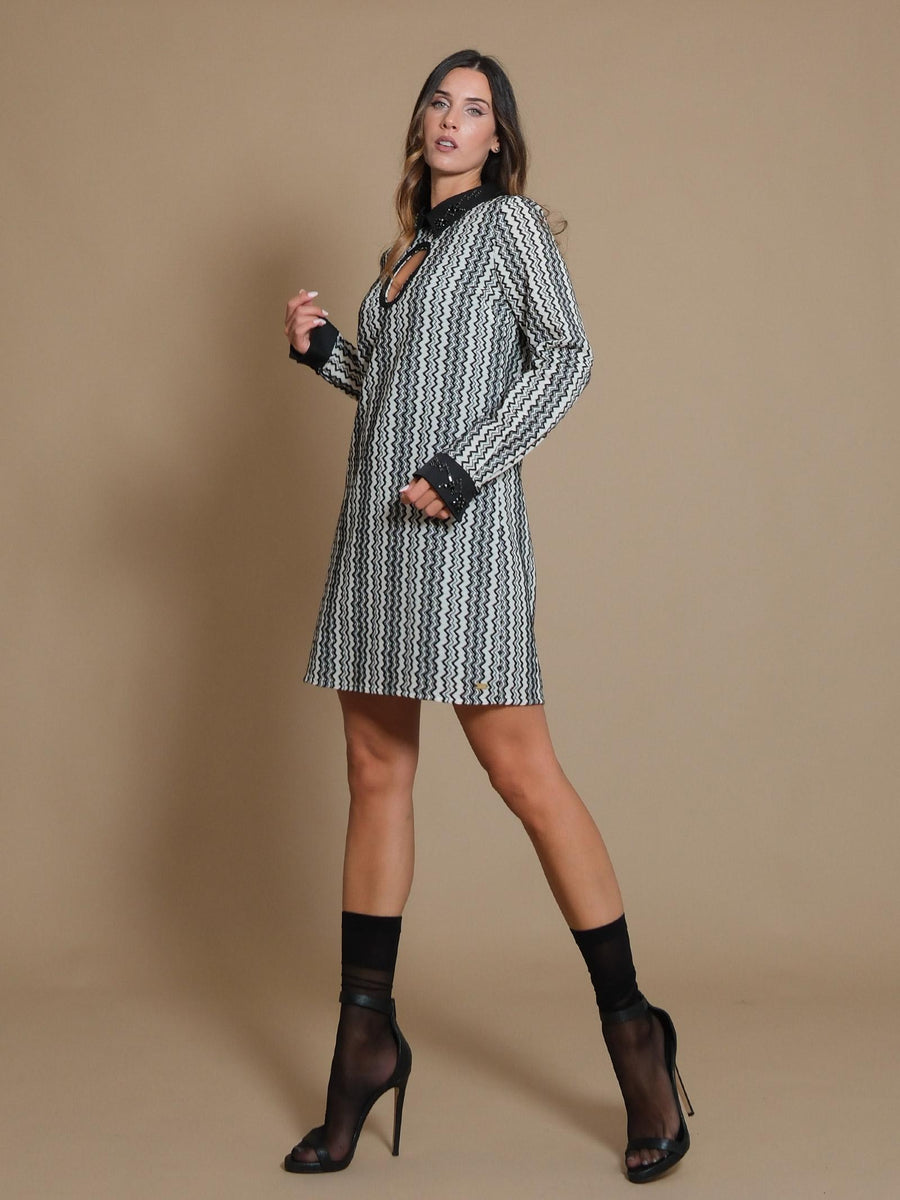 Abito Pho chemisier nero 4322094 BWAVE PHO FIRENZE 