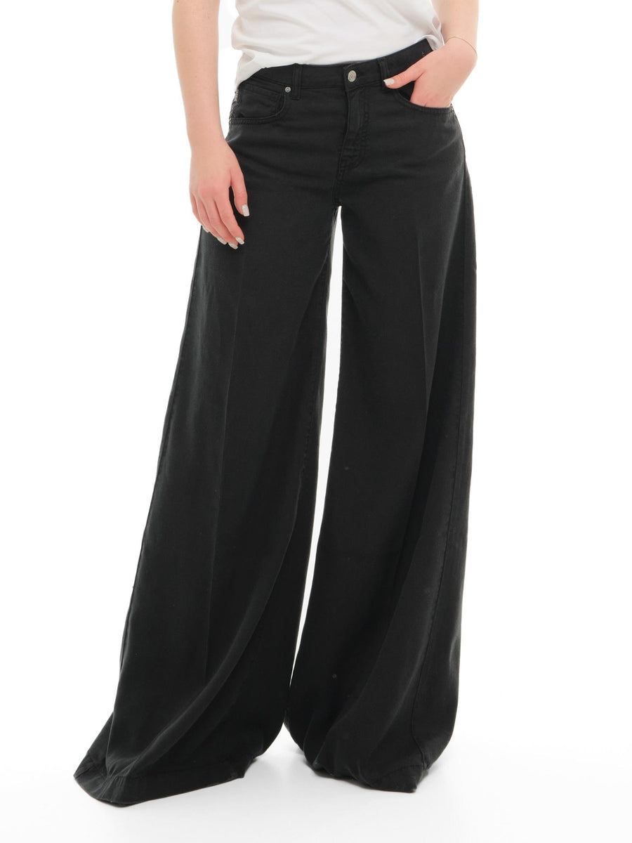 Jeans "madison" Vicolo nero con piega DD5043 NERO Vicolo 