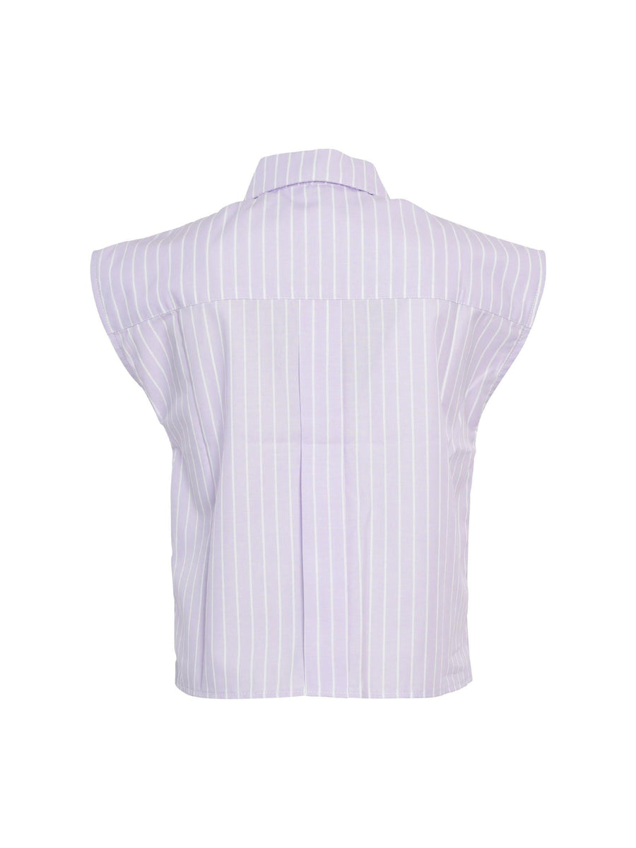 Camicia lilla giromanica C0779 LIL Vicolo 