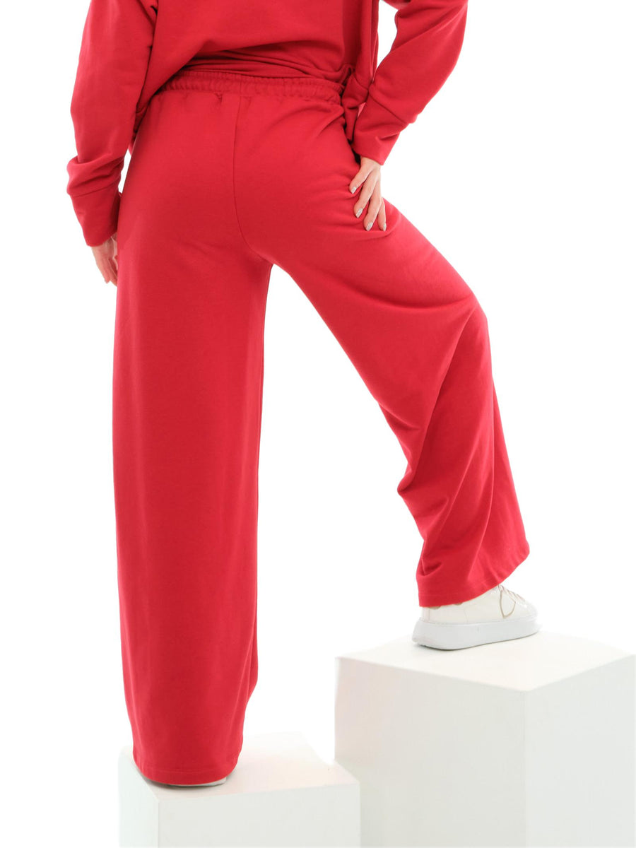 Pantalone Vicolo a palazzo rosso TD0831 ROSS Vicolo 