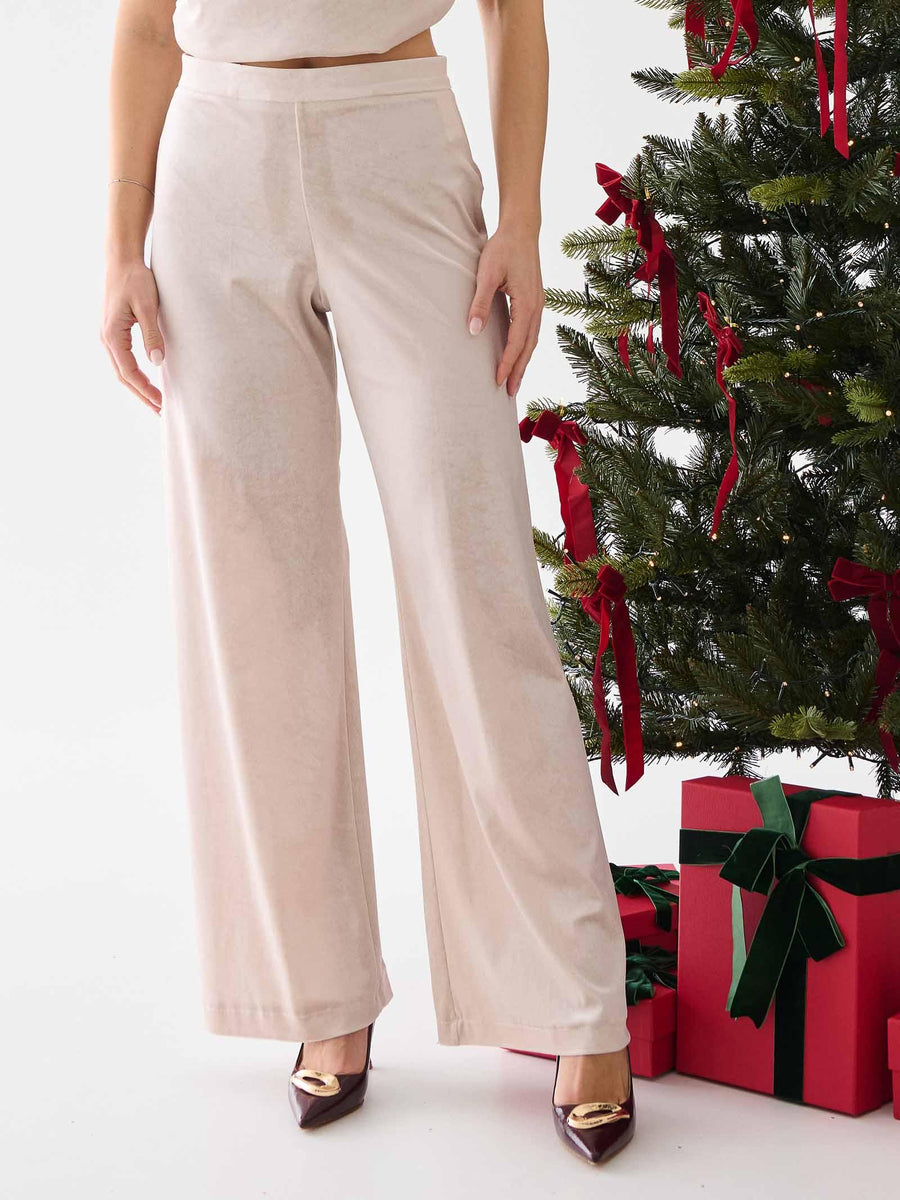 Pantalone Haveone panna in velluto PGEP256 PANNA Haveone 