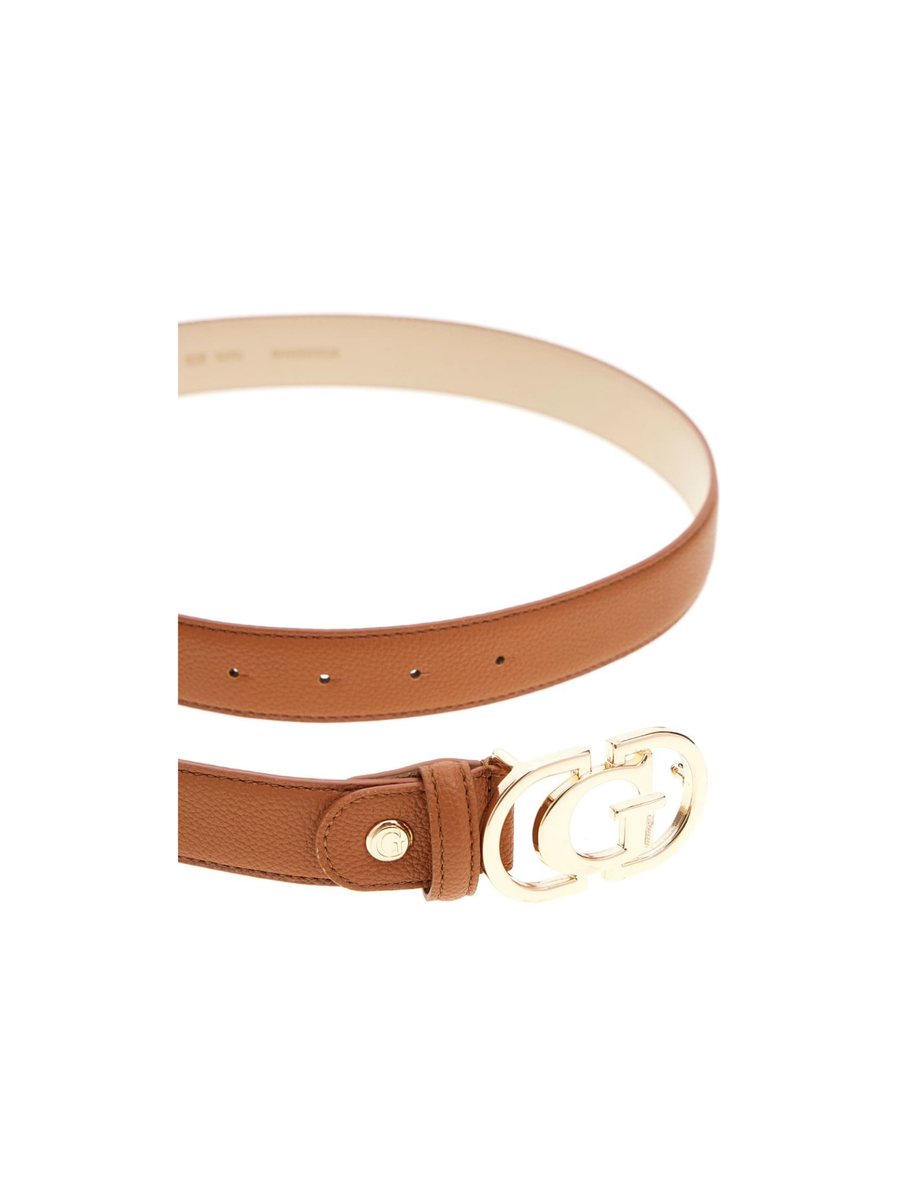 Cintura Guess cognac con fibbia doppia G dorata BW9269P5330 COG Guess 