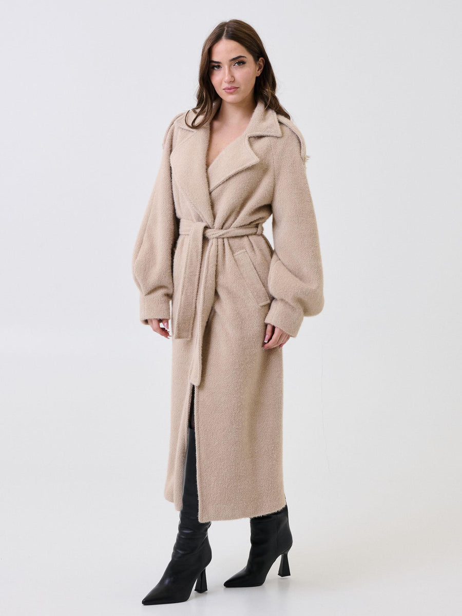 Cappotto lungo Silence Limited sabbia SD5070 SAND Silence Limited 