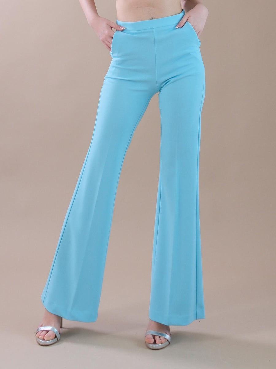 Pantalone flare smoking azzurro P3E9HAW OXIGEN Imperial 