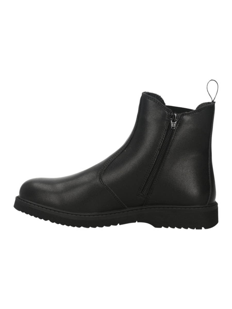 Stivaletto in ecopelle nero con zip laterale CLJ000900 BLK Cult 
