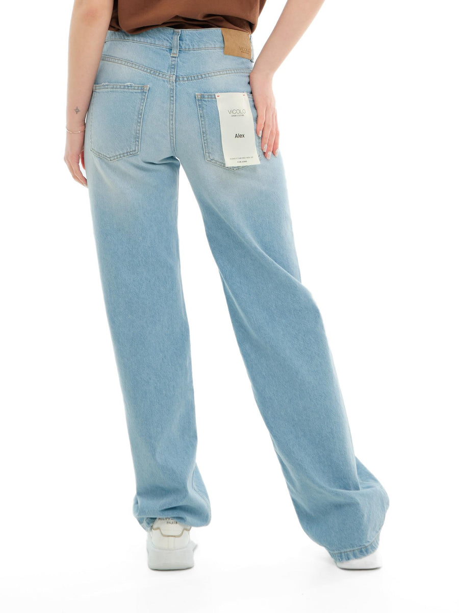 Jeans "alex" Vicolo azzurro in denim DD5075 DNM Vicolo 