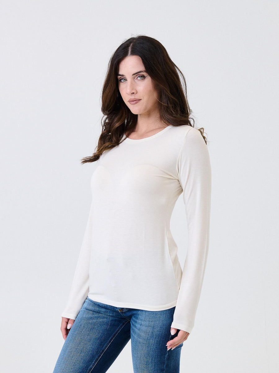 Maglia a maniche lunghe Kontatto avorio MR5004C AVORIO kontatto 