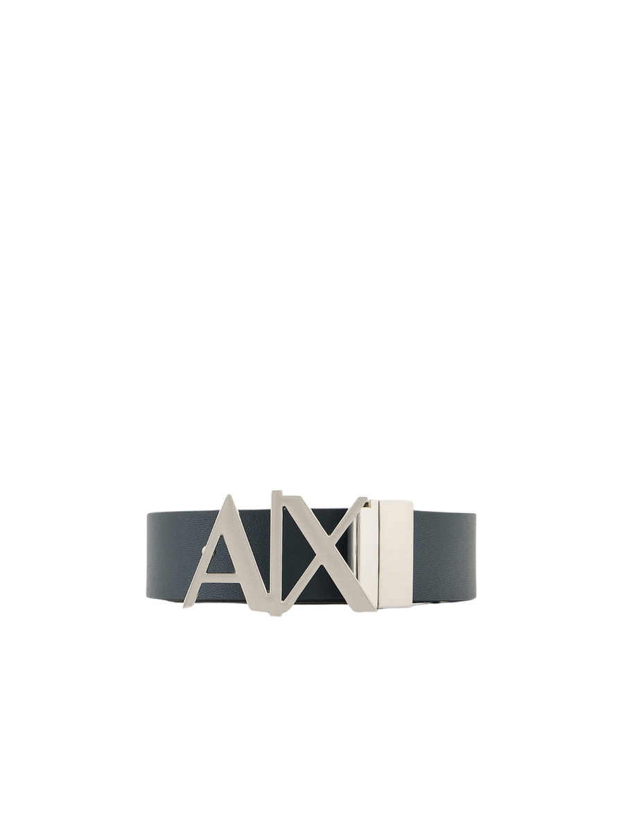 Cintura Armani Exchange nera con fibbia logo AX 951017CC505 01538 Armani Exchange 