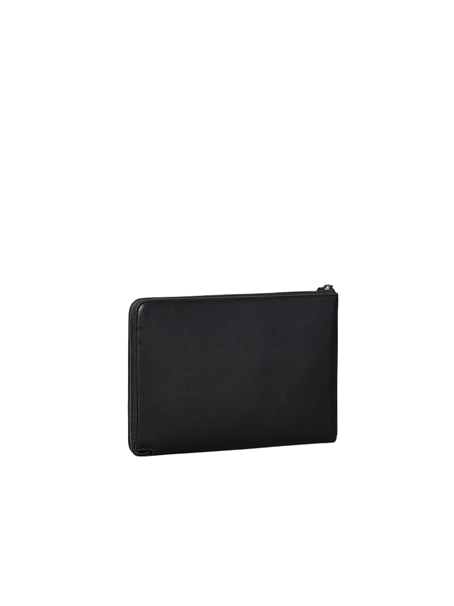 Pochette saffiano Calvin Klein nera con zip LV04D1133G UB1 Calvin Klein 