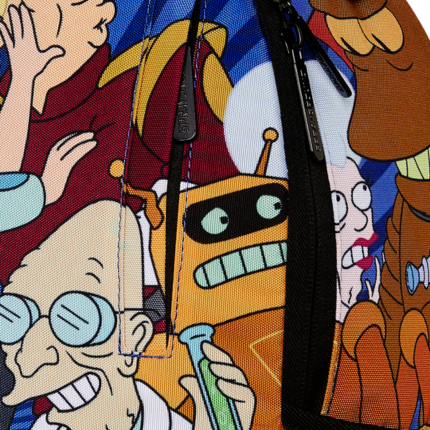 Zaino "x Futurama "Planet Express Crew" Sprayground blu con stampa simpson 910B7259 NSZ Sprayground 