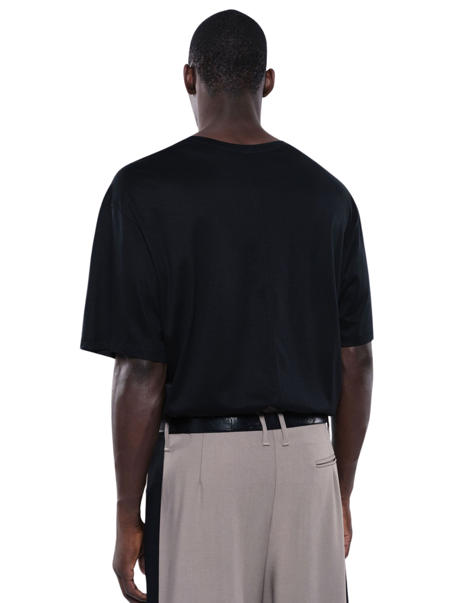 T-Shirt Imperial nera ampia a maniche corte TU82IAK NERO Imperial 