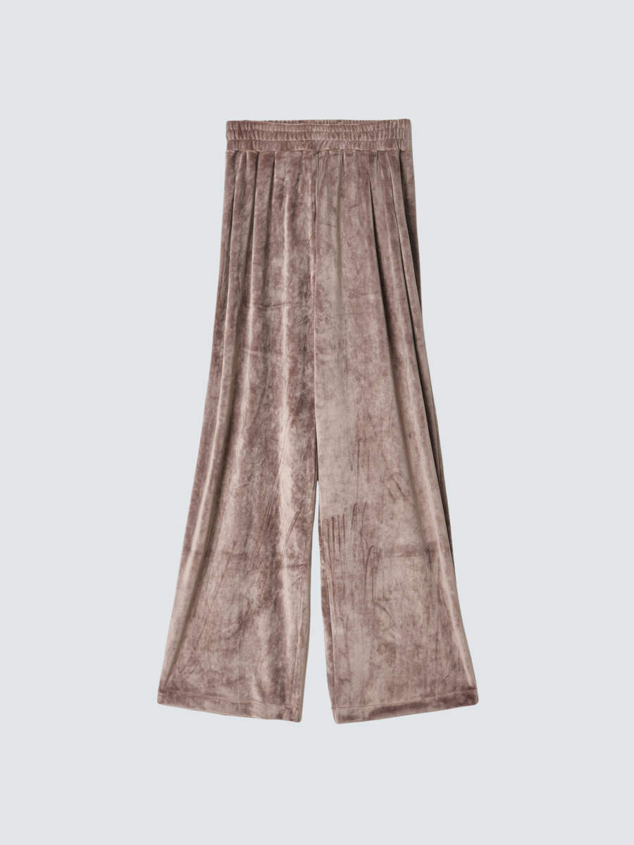 Pantalone in ciniglia Hinnominate fango con pences HMABW02048 MA20 Hinnominate 