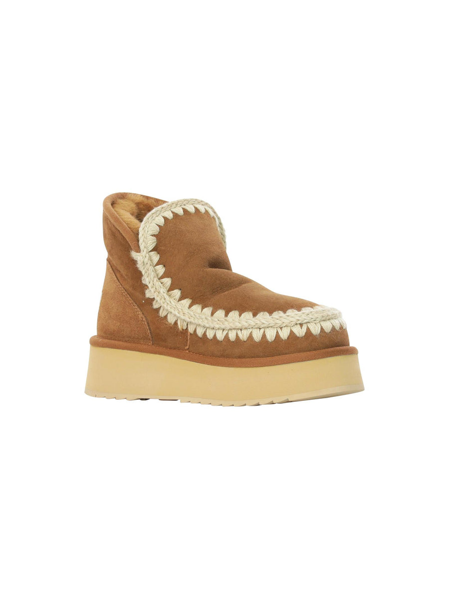 Mou Mini Eskimo Platform Boot cognac FW681000A COG Mou 