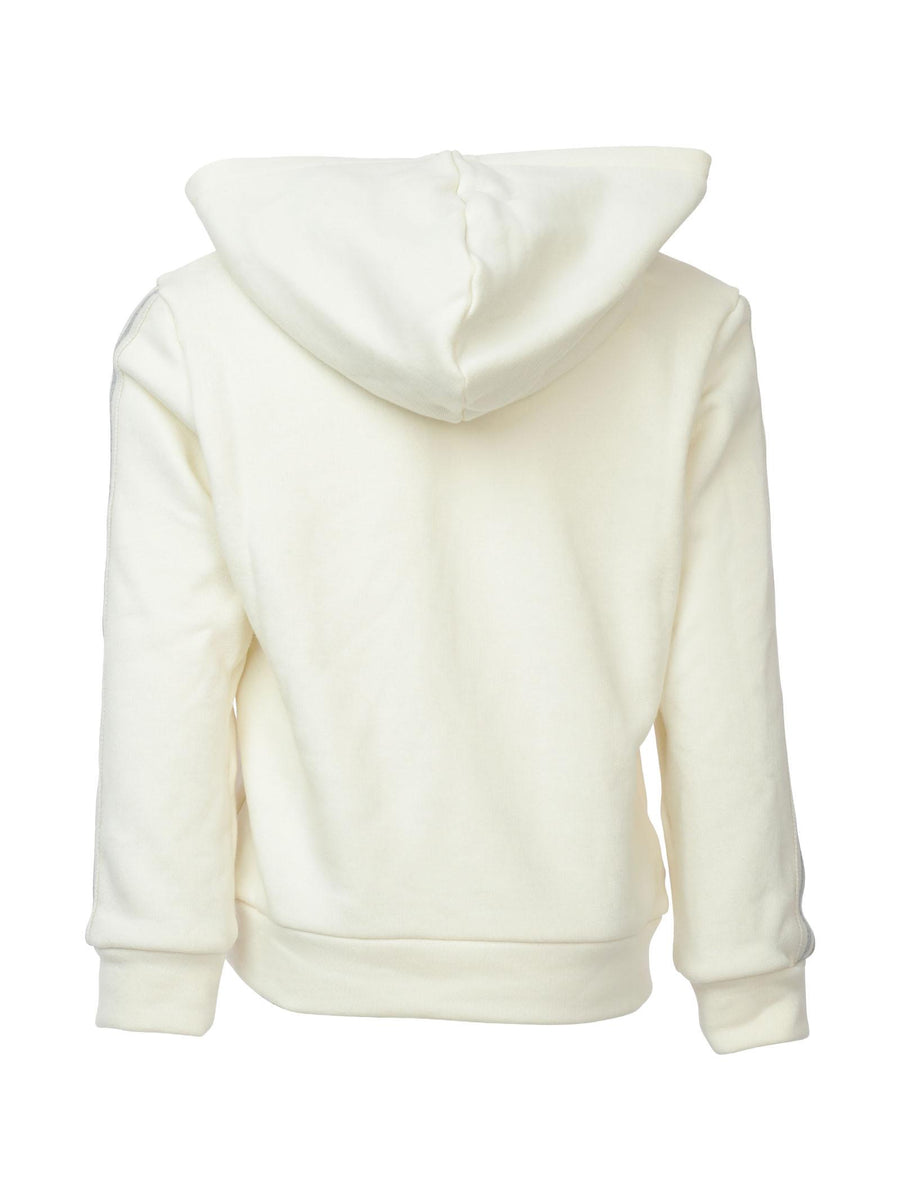 Felpa panna con cappuccio 4R4O40F0065 102BG Eleventy 