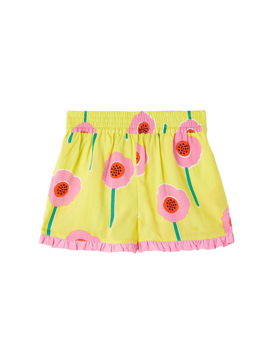 Shorts giallo con stampa floreale TS6A69 201MC Stella McCartney 
