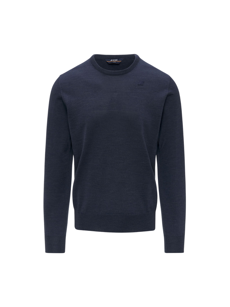 Maglione "Sebastien Merino" K-Way blu K2142EW KA8 K-WAY 