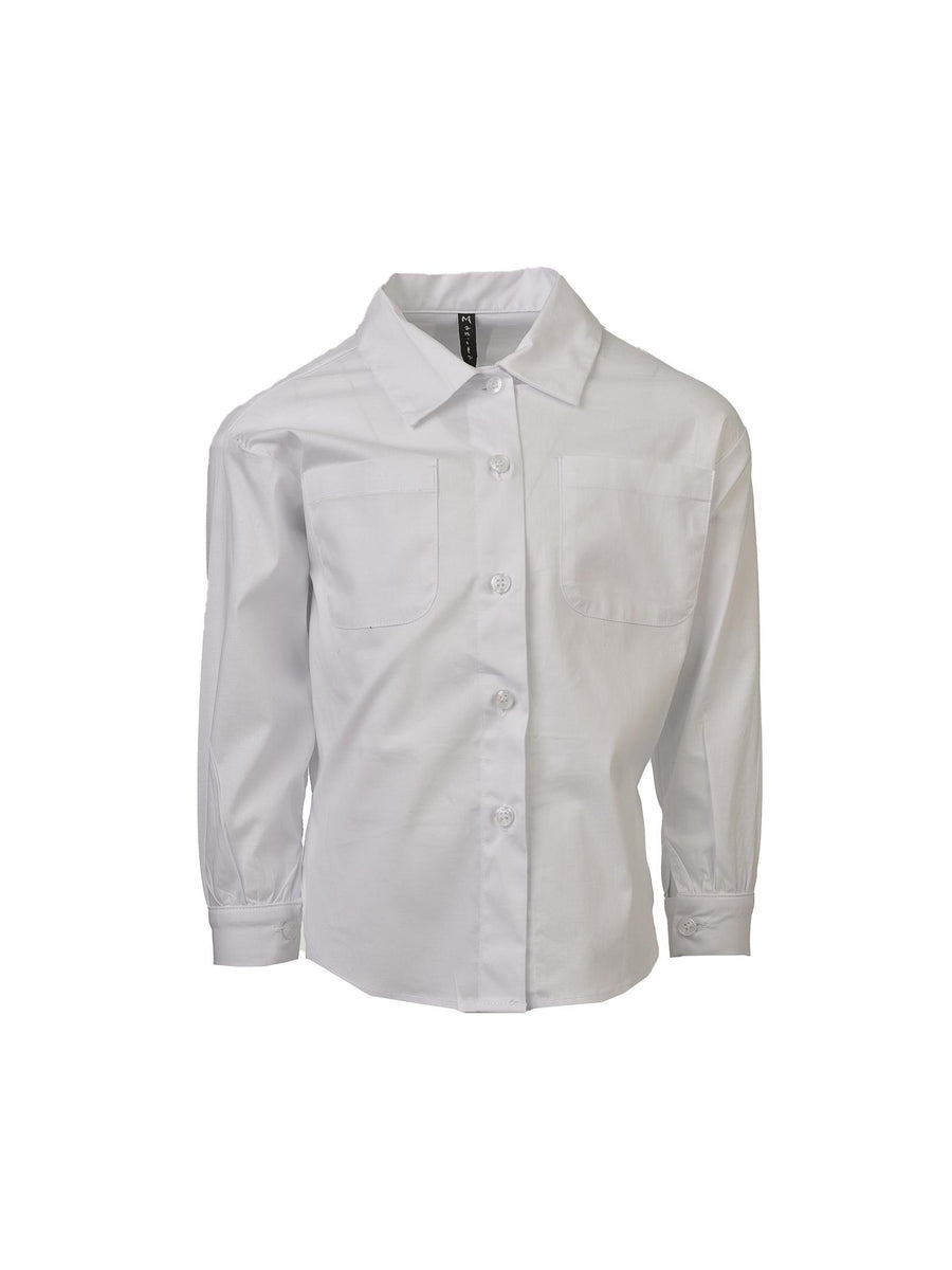 Camicia bianca con tasche MGB1320 BIA Manila Grace 