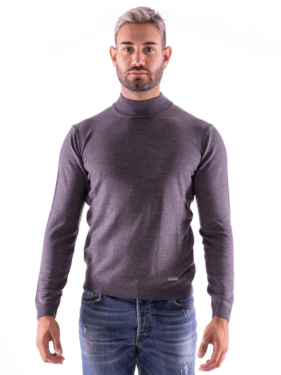 Lupetto grigio Alessandro Dell'acqua AD0085LT2024 70 Alessandro Dell'Acqua 