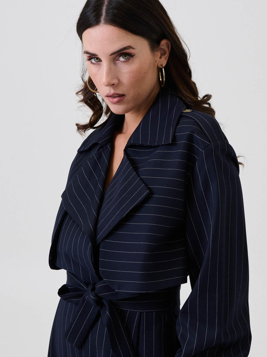 Jumpsuit "Stripe" Silence Limited bllu navy a righe TUT664 NAVY Silence Limited 