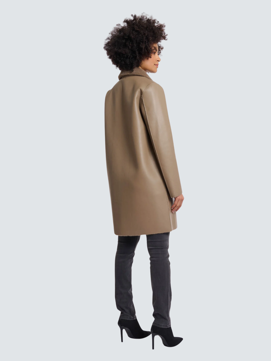 Cappotto "Ivon reversible coat" Rino & Pelle marrone Ivon.7002512 Toffee Rino & Pelle 