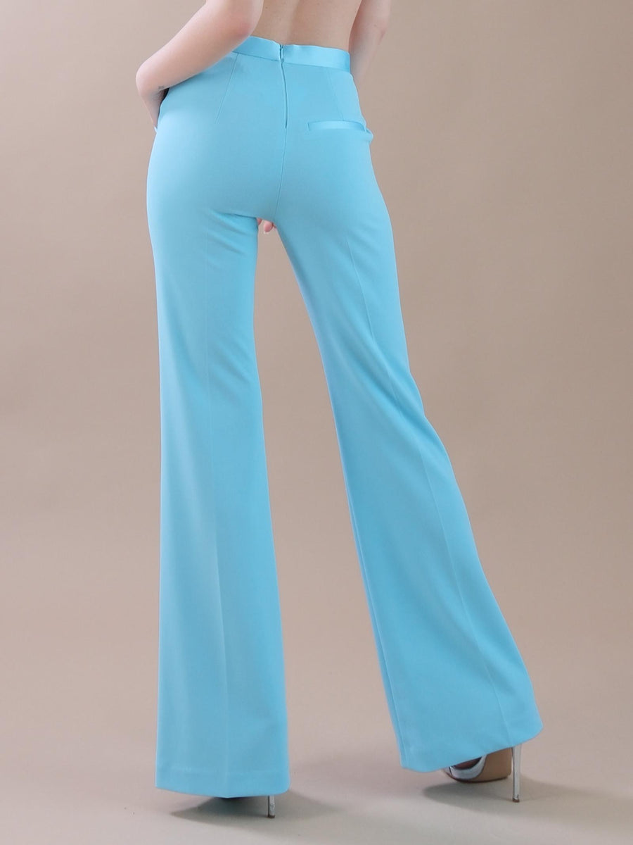 Pantalone flare smoking azzurro P3E9HAW OXIGEN Imperial 