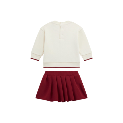 Coordinato Guess panna e bordeaux con orsetto e logo A5BG01KAD74 G012 Guess 