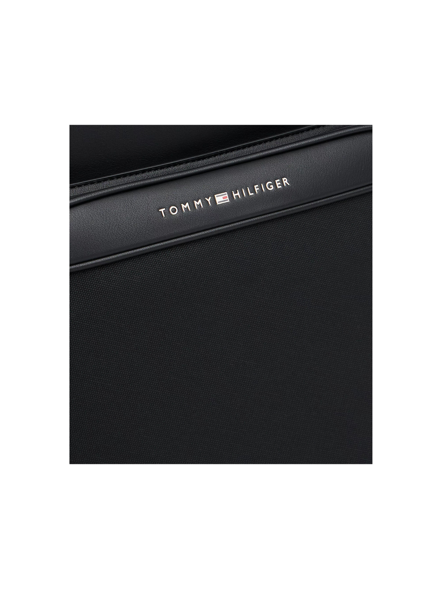 Zaino Tommy Hilfiger nero con logo in metallo AM0AM13623 BDS Tommy Hilfiger 